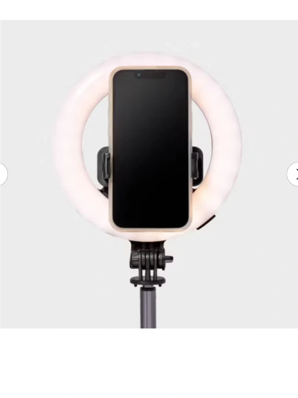 Tripod Selfie Stick with LED Ring Light